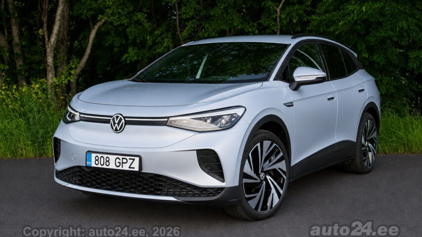 Exact sampled vehicle photo · VINinfo and Auto24 Volkswagen ID.4 with registration 808 GPZ from the exact-VIN page
